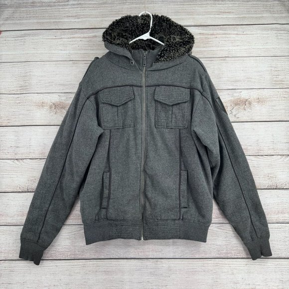 Fox‎ Racing Premium Sherpa Lined Full Zip Jacket Women's Size L Gray - Picture 1 of 16